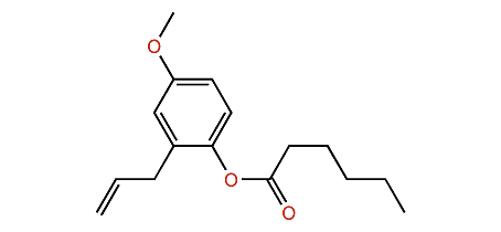 2-Allyl-4-methoxyphenyl hexanoate